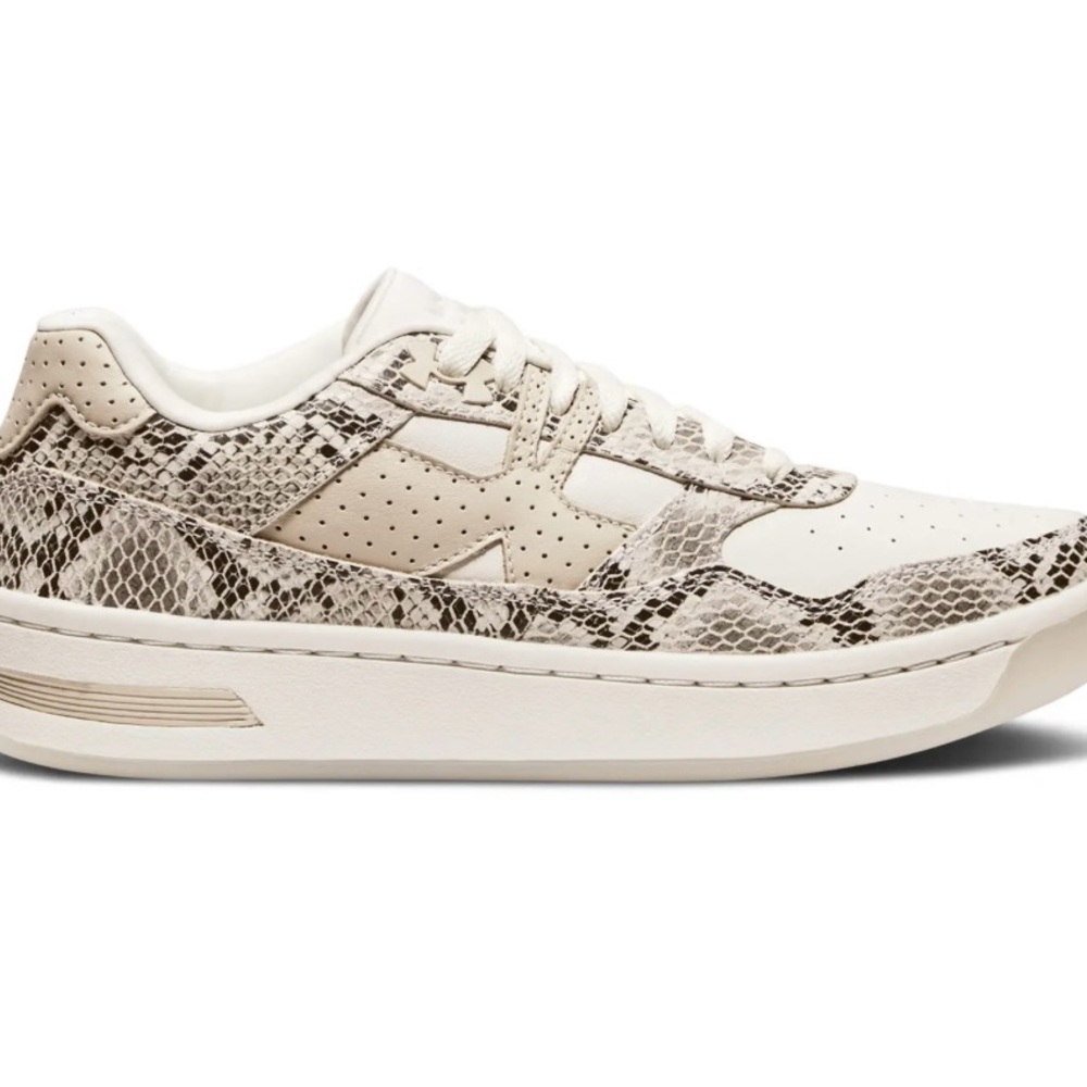 Under Armour UA Court 96 PE Khaki Snakeskin Sneakers